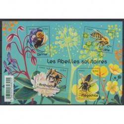 France - Blocks and sheets - 2016 - Nb F5052 - Insects