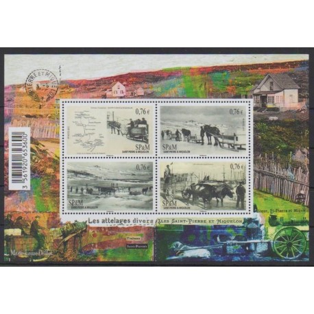 Saint-Pierre and Miquelon - Blocks and sheets - 2015 - Nb F1128 - Transport