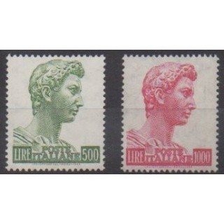 Buy this set of stamps of Italy of the year 1957 (Nb 738/739).