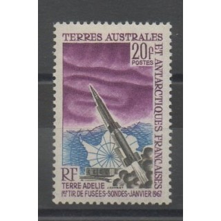 Timbres - TAAF  - 1967 - No 23 - Espace