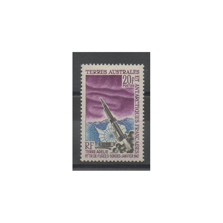 Stamps - French Southern and Antarctic Territories - Post - 1967 - Nb 23 - Space