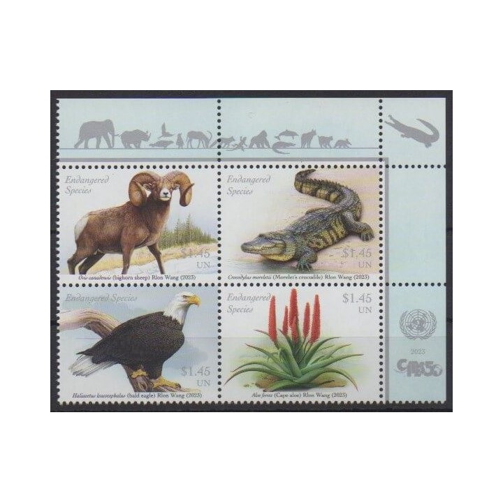 Buy this set of stamps of United Nations (UN - New York) of the year 2023 (Nb 1816/1819).