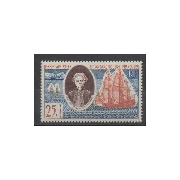 Timbres - TAAF  - 1959 - No 18 - Bateaux