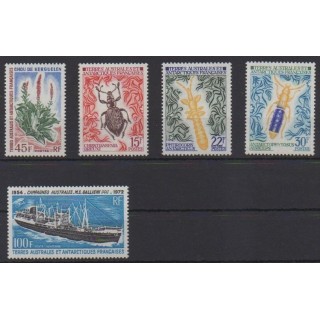Acheter les timbres des TAAF de l'année 1973 (No 48/51 - PA29).