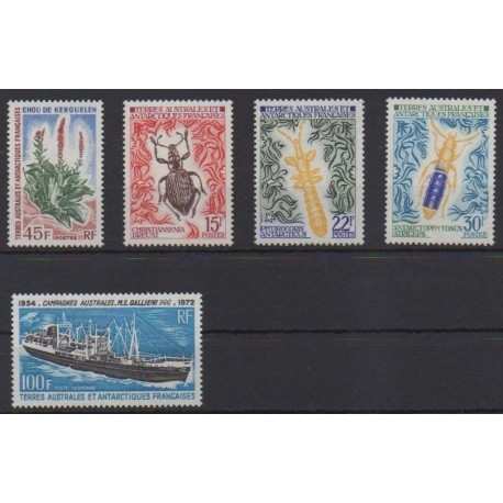 French Southern Territories - Complete year - 1973 - Nb 48/51 - PA29