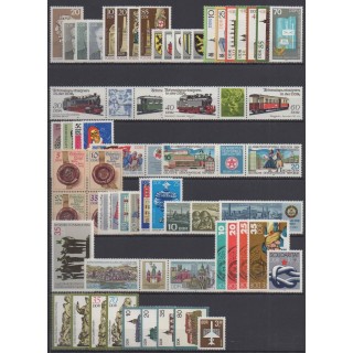 Acheter les timbres d'Allemagne orientale (RDA) de l'année 1984 (No 2482/2548 - BF74/BF78 - PA13).