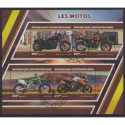 Central African Republic - 2017 - Nb 5005/5008 - Motorcycles - Used
