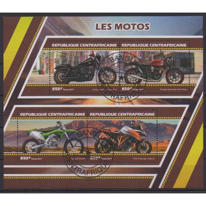 Buy this set of stamps of Central African Republic of the year 2017 (Nb 5005/5008). - Used