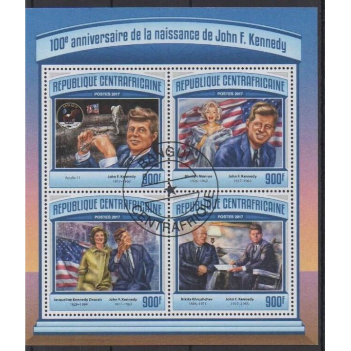 Buy this set of stamps of Central African Republic of the year 2017 (Nb 4873/4876). - Used