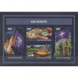 Central African Republic - 2017 - Nb 5177/5180 - Scouts - Used