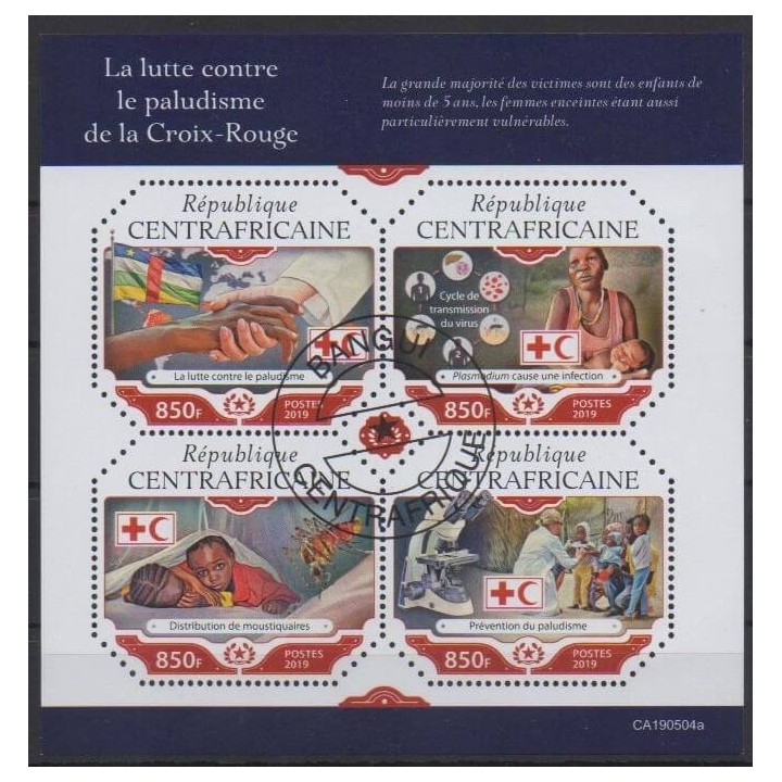 Buy this set of stamps of Central African Republic of the year 2019 (Nb 6338/6341). - Used