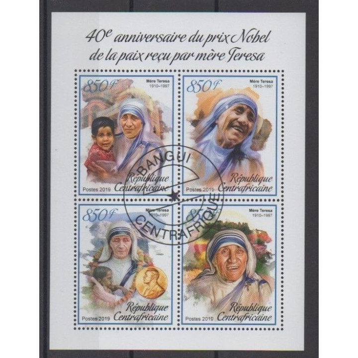 Acheter cette série de timbres de la République Centrafricaine de l'année 2019 (No 6089/6092). - Oblitéré