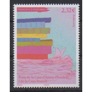 Buy this stamp of French Andorra of the year 2023 (Casa Rossell).
