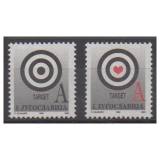 Buy this set of stamps of Yugoslavia of the year 1999 (Nb 2762/2763).