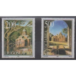 Acheter cette série de timbres de Yougoslavie de l'année 1999 (No 2754/2755).