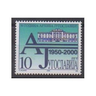 Buy this stamp of Yugoslavia of the year 2000 (Nb 2821).