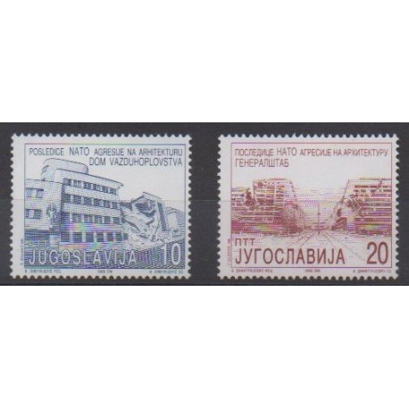 Yugoslavia - 2000 - Nb 2824/2825 - Military history