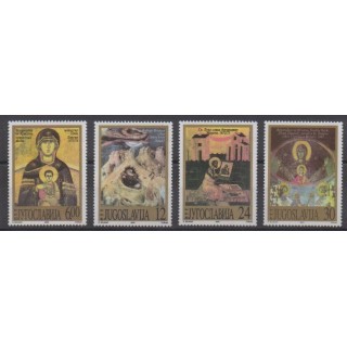 Buy this set of stamps of Yugoslavia of the year 2000 (Nb 2851/2854).