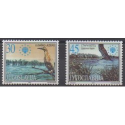 Yougoslavie - 2001 - No 2881/2882 - Oiseaux
