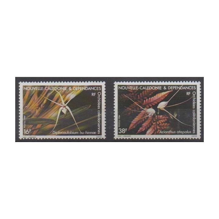 Buy this set of stamps of New Caledonia of the year 1984 (Nb 488/489).