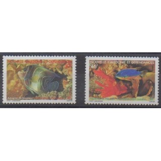Acheter cette série de timbres de Nouvelle-Calédonie de l'année 1988 (No 551/552).