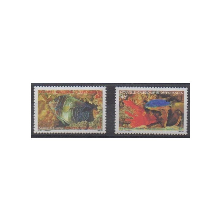 Buy this set of stamps of New Caledonia of the year 1988 (Nb 551/552).
