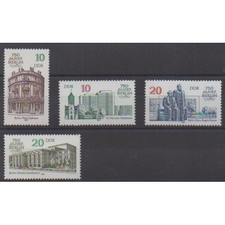 Allemagne orientale (RDA) - 1987 - No 2695/2698