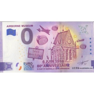 Billet souvenir touristique - 2023-4 - Airborne Museum - (Manche)