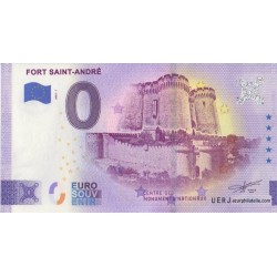 Billet souvenir - 30 - Villeneuve-lez-Avignon - Fort Saint-André - 2023-1