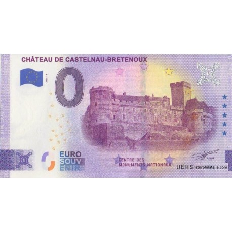 Euro banknote memory - 46 - Château de Castelnau-Bretenoux - 2023-1