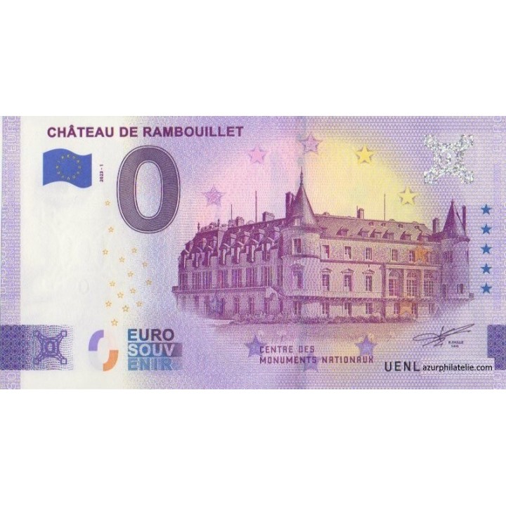 Euro banknote memory - 2023 - Château de Rambouillet - (Yvelines)