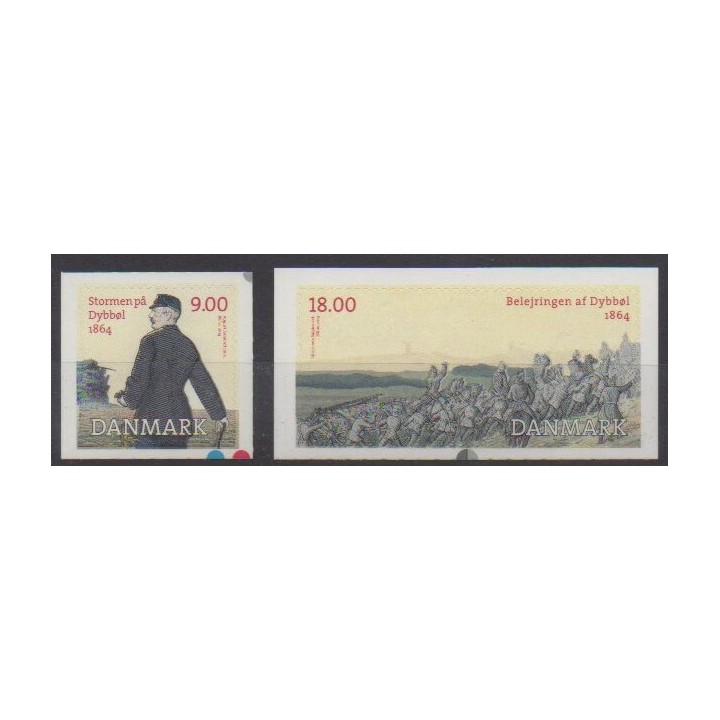 Acheter cette série de timbres du Danemark de l'année 2014 (No 1740/1741).