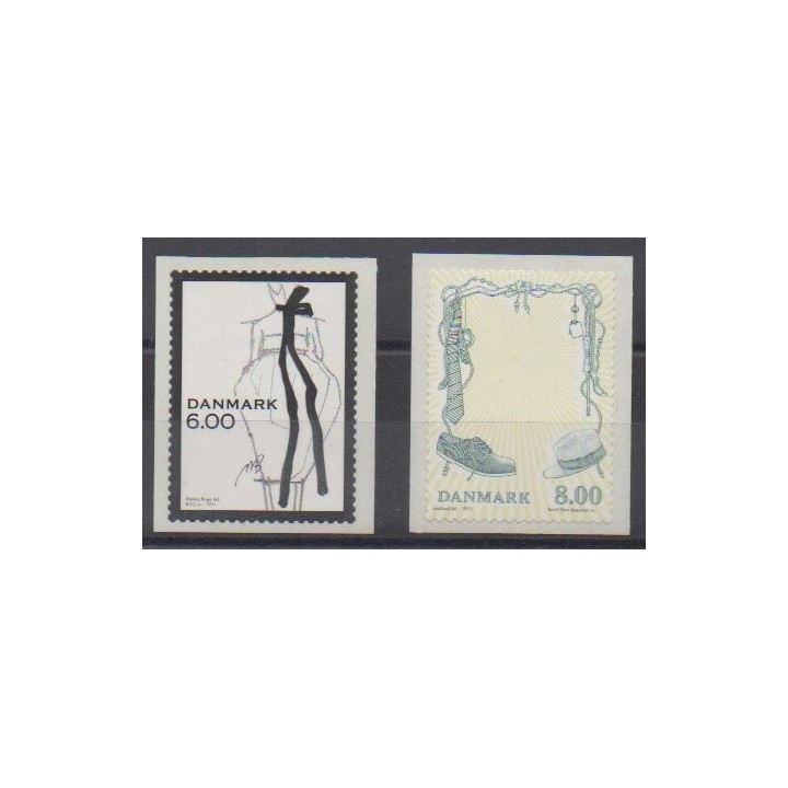 Buy this set of stamps of Denmark of the year 2011 (Nb 1644/1645).