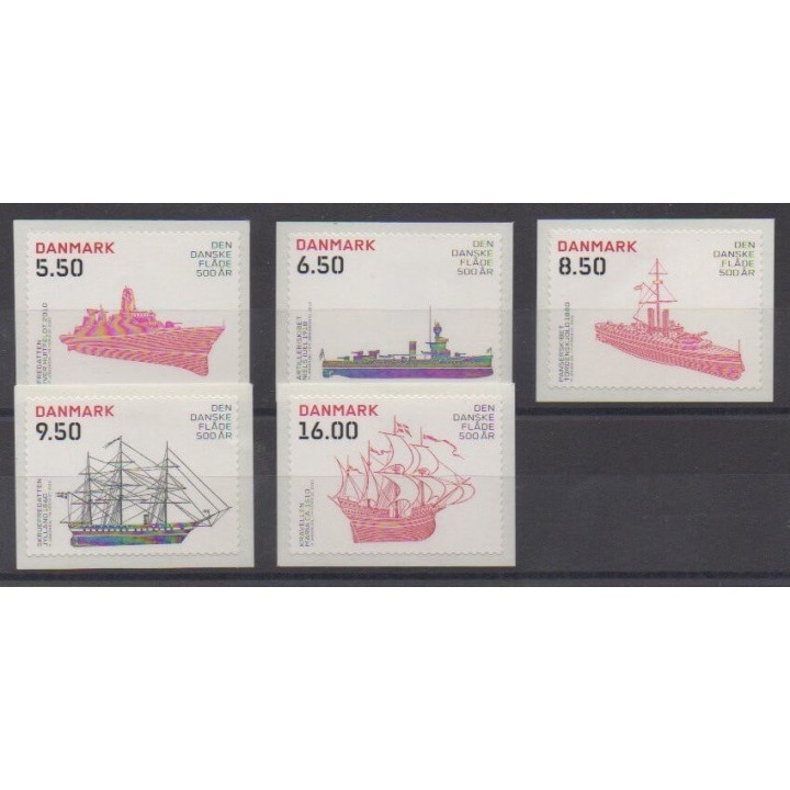 Acheter cette série de timbres du Danemark de l'année 2010 (No 1583/1587).