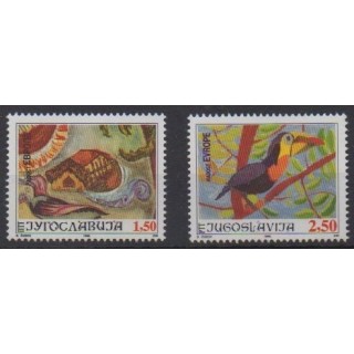 Acheter cette série de timbres de Yougoslavie de l'année 1996 (No 2649/2650).