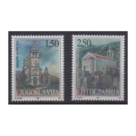 Yougoslavie - 1998 - No 2704/2705 - Églises