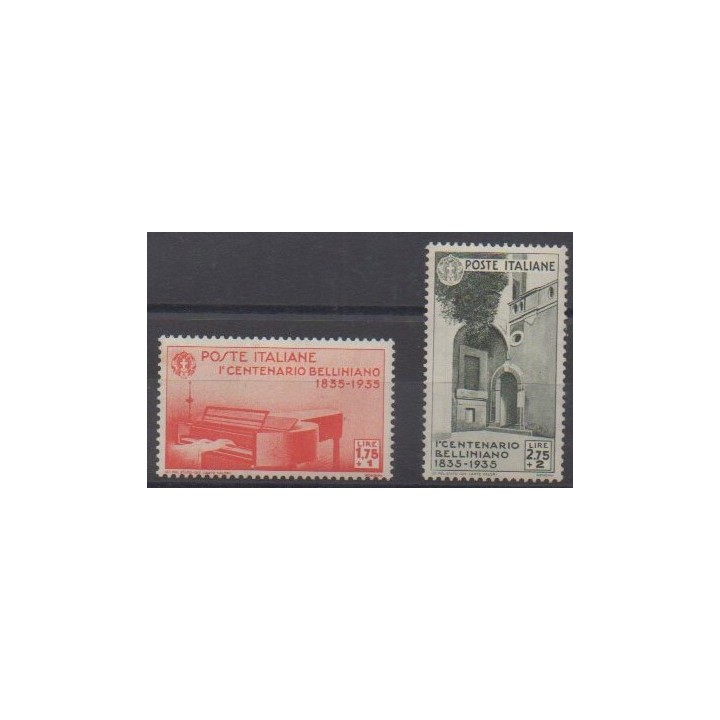 Buy this set of stamps of Italy of the year 1935 (Nb 372/373). - Mint hinged