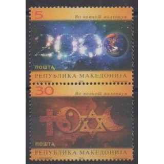 Acheter cette série de timbres de Macédoine de l'année 2000 (No 186/187).