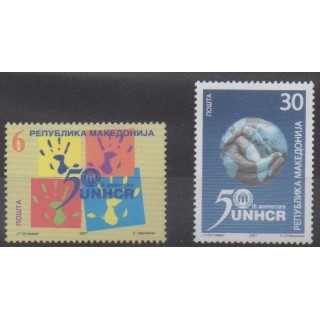 Acheter cette série de timbres de Macédoine de l'année 2001 (No 215/216).