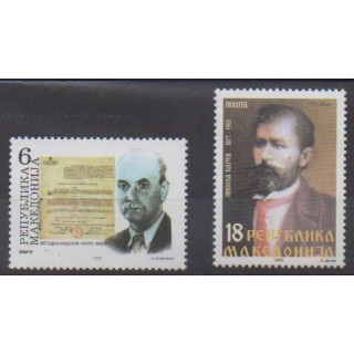 Buy this set of stamps of Macedonia of the year 2002 (Nb 256/257).