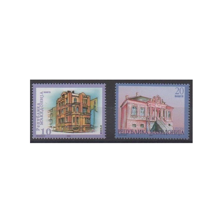 Acheter cette série de timbres de Macédoine de l'année 2003 (No 274/275).