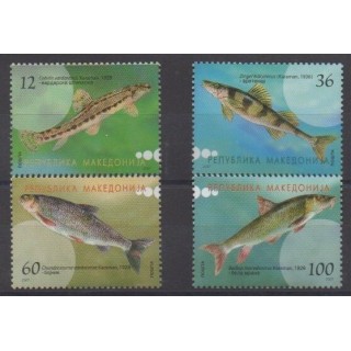 Acheter cette série de timbres de Macédoine de l'année 2007 (No 407/410).