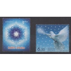 Estonie - 2001 - No 407/408 - Noël