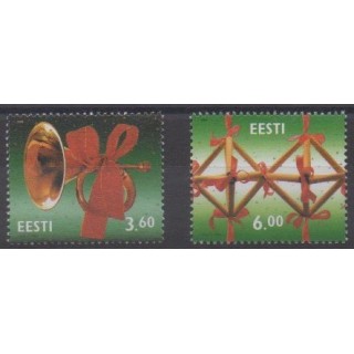 Acheter cette série de timbres d'Estonie de l'année 2000 (No 374/375).