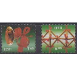 Estonie - 2000 - No 374/375 - Noël