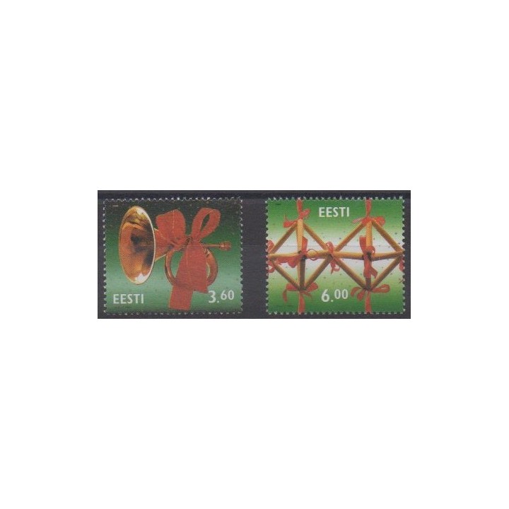 Acheter cette série de timbres d'Estonie de l'année 2000 (No 374/375).