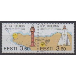 Estonia - 2000 - Nb 353/354 - Lighthouses