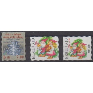 Buy this set of stamps of Estonia of the year 1999 (Nb 347/349).