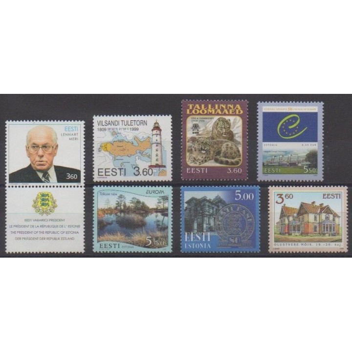 Buy this set of stamps of Estonia of the year 1999 (Nb 330/336).