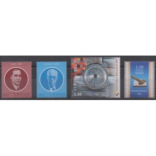 Buy this set of stamps of Estonia of the year 2009 (Nb 585/588).